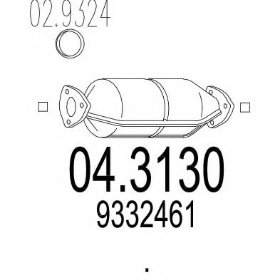 MTS 04.3130 Catalytic Converter